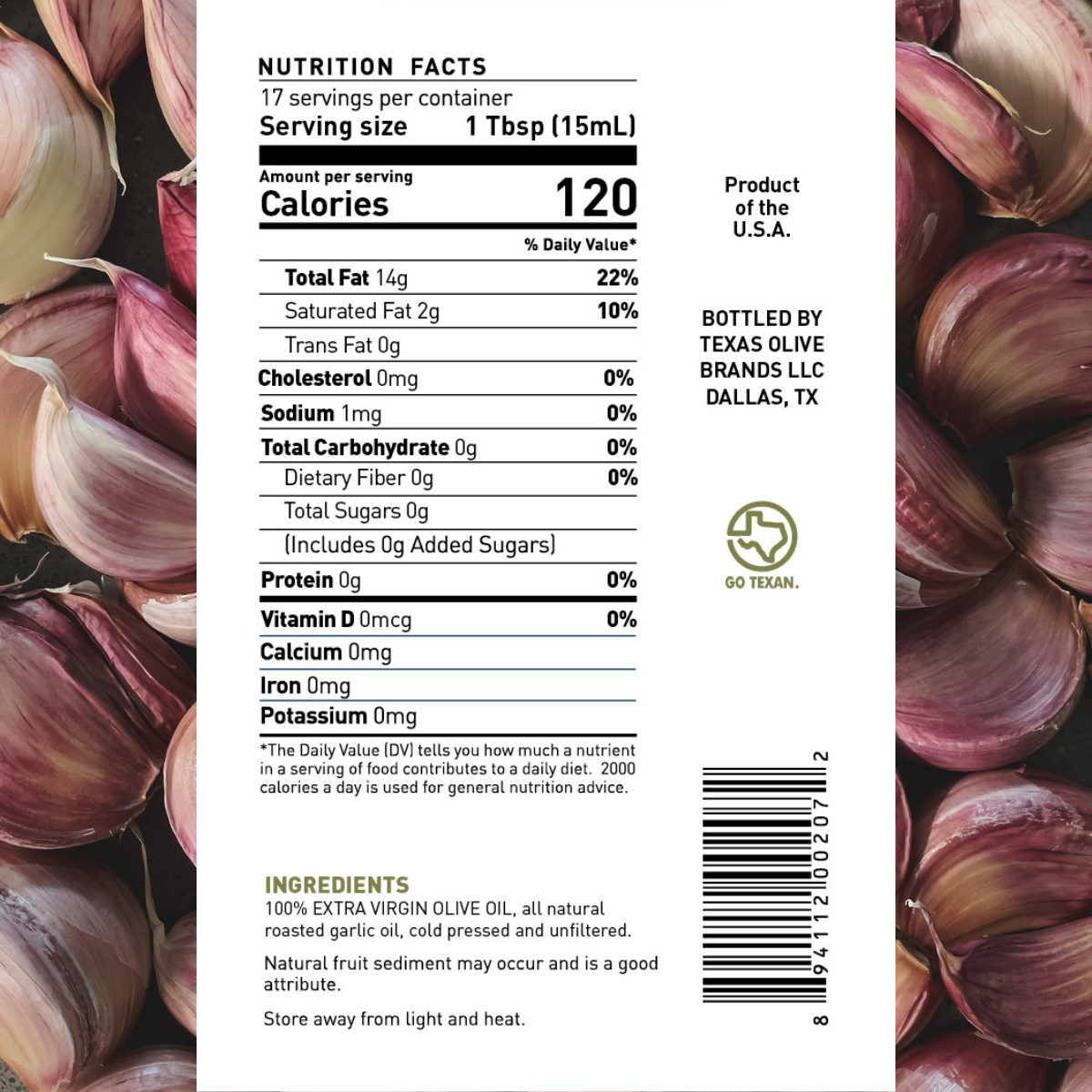 Roasted Garlic Infused Olive Oil